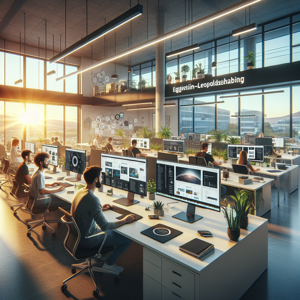 Auf dem Bild ist eine Webdesign Agentur in Eggenstein-Leopoldshafen zu sehen.
